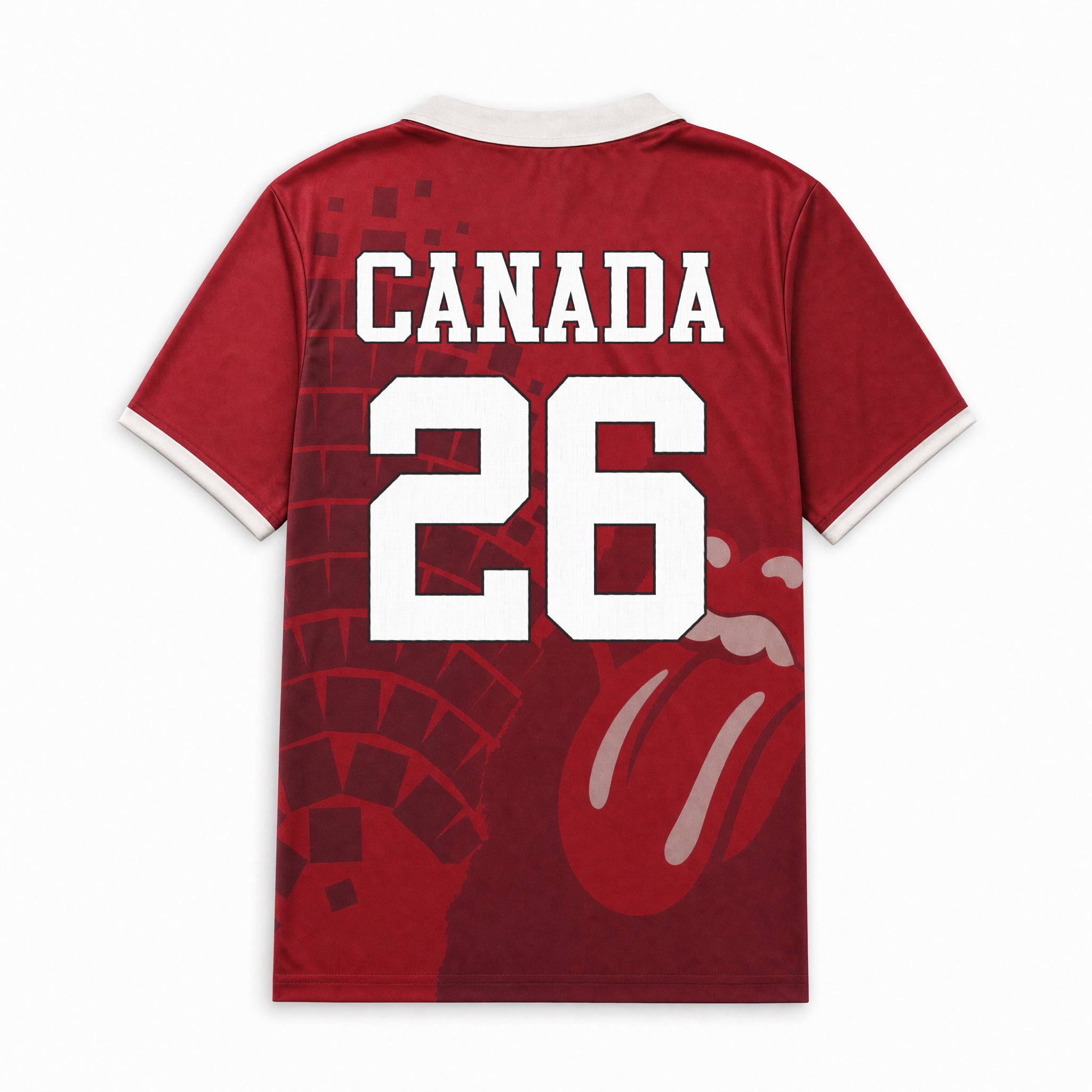 Rolling Stones x FIFA World Cup 2026 Canada Jersey Back
