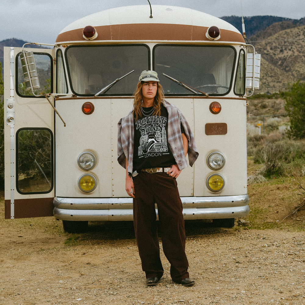 RS No. 9 London Graphic Black T-Shirt