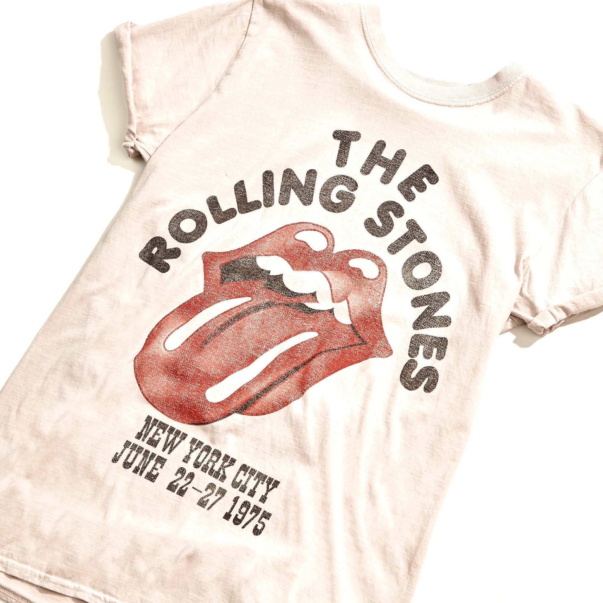 Tour Americas '75 Washed T-Shirt - The Rolling Stones