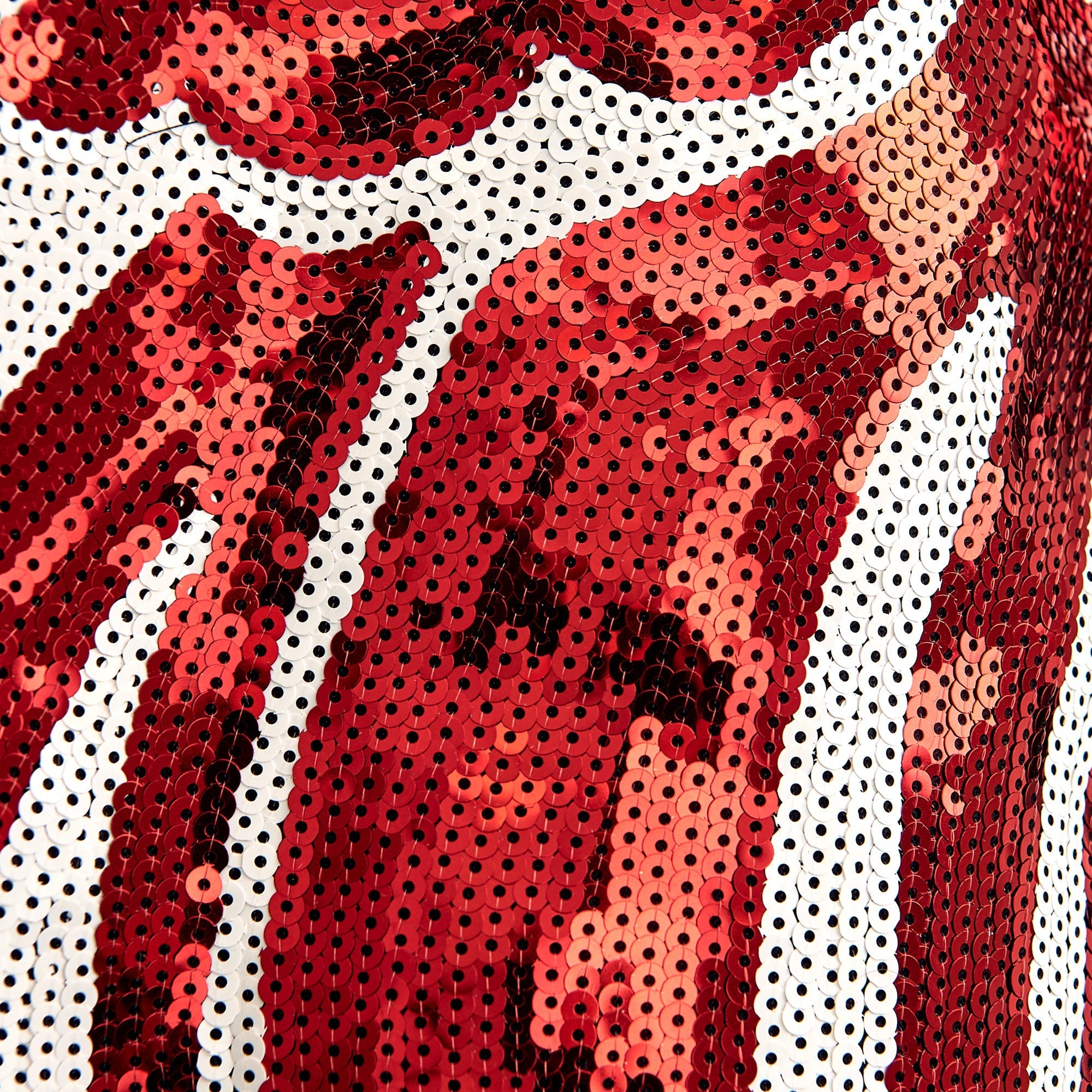 Leather Sequin Applique Jacket Detail