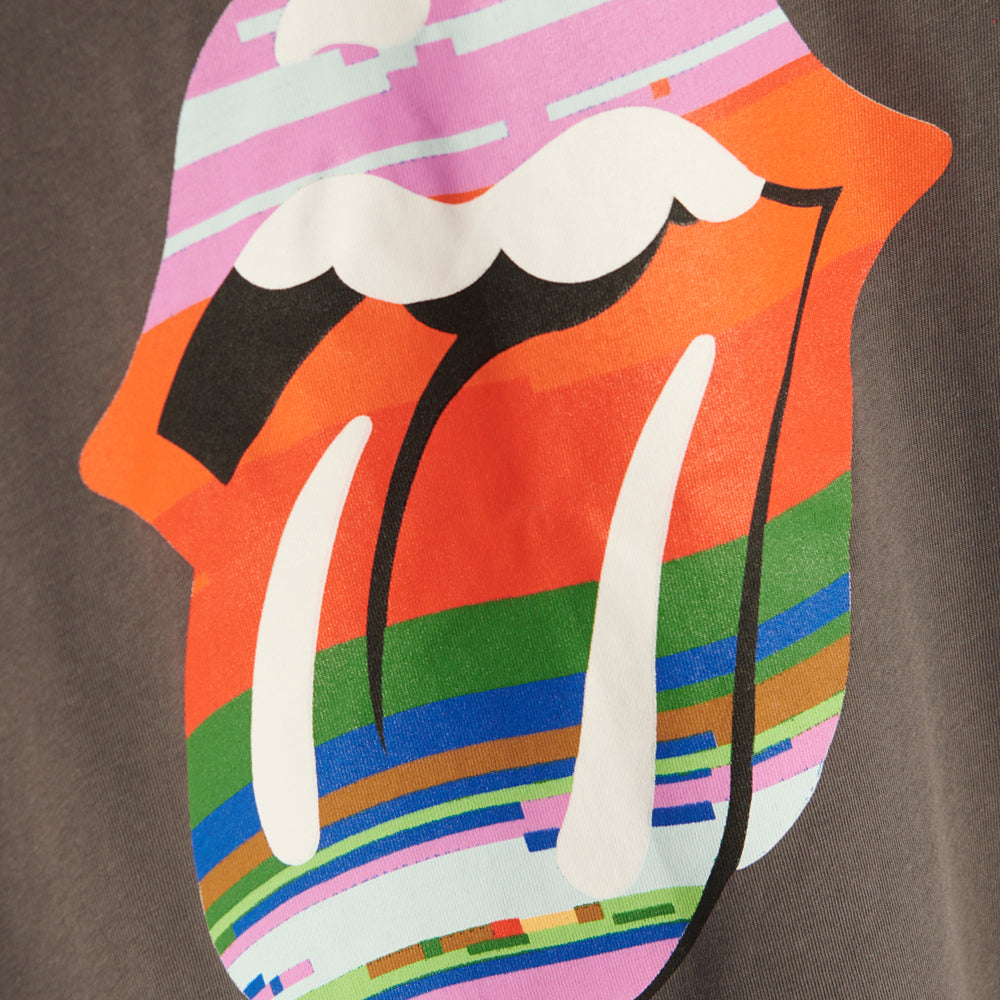 Classic Multicolor Tongue Kids T-Shirt Detail