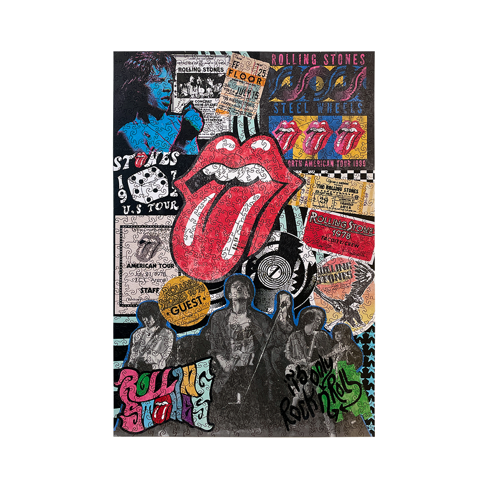 Rock & Roll Collage Puzzle Front