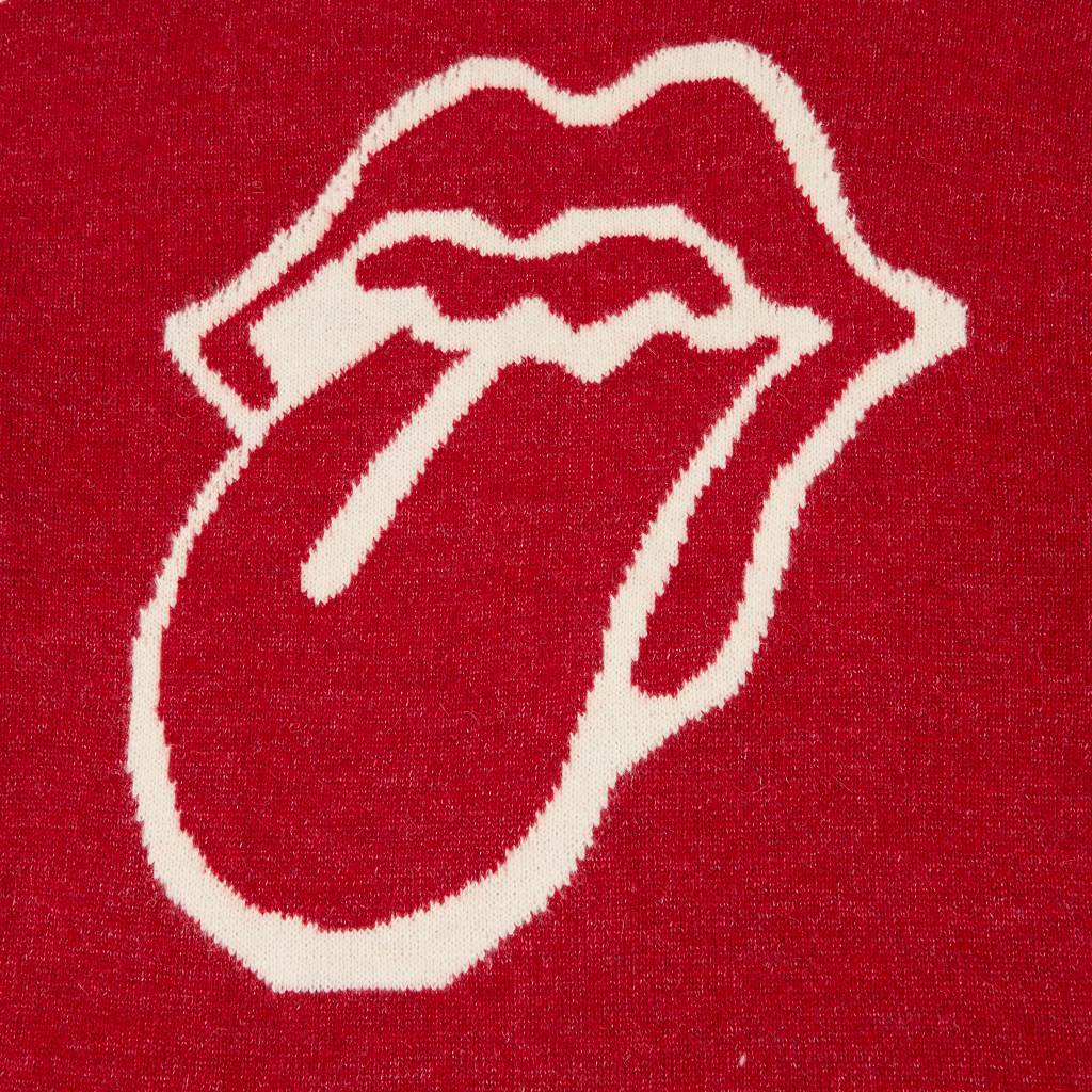 Distressed Red Varsity Cardigan