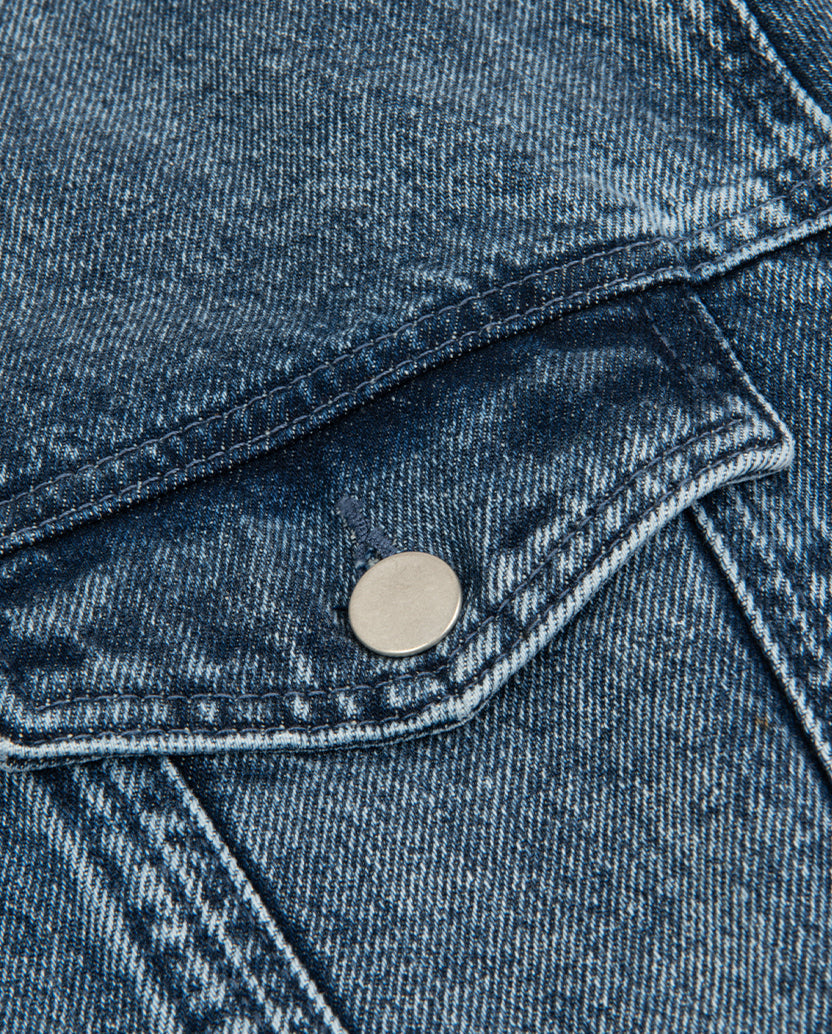 No. 9 Carnaby Distressed Denim Jacket II - The Rolling Stones