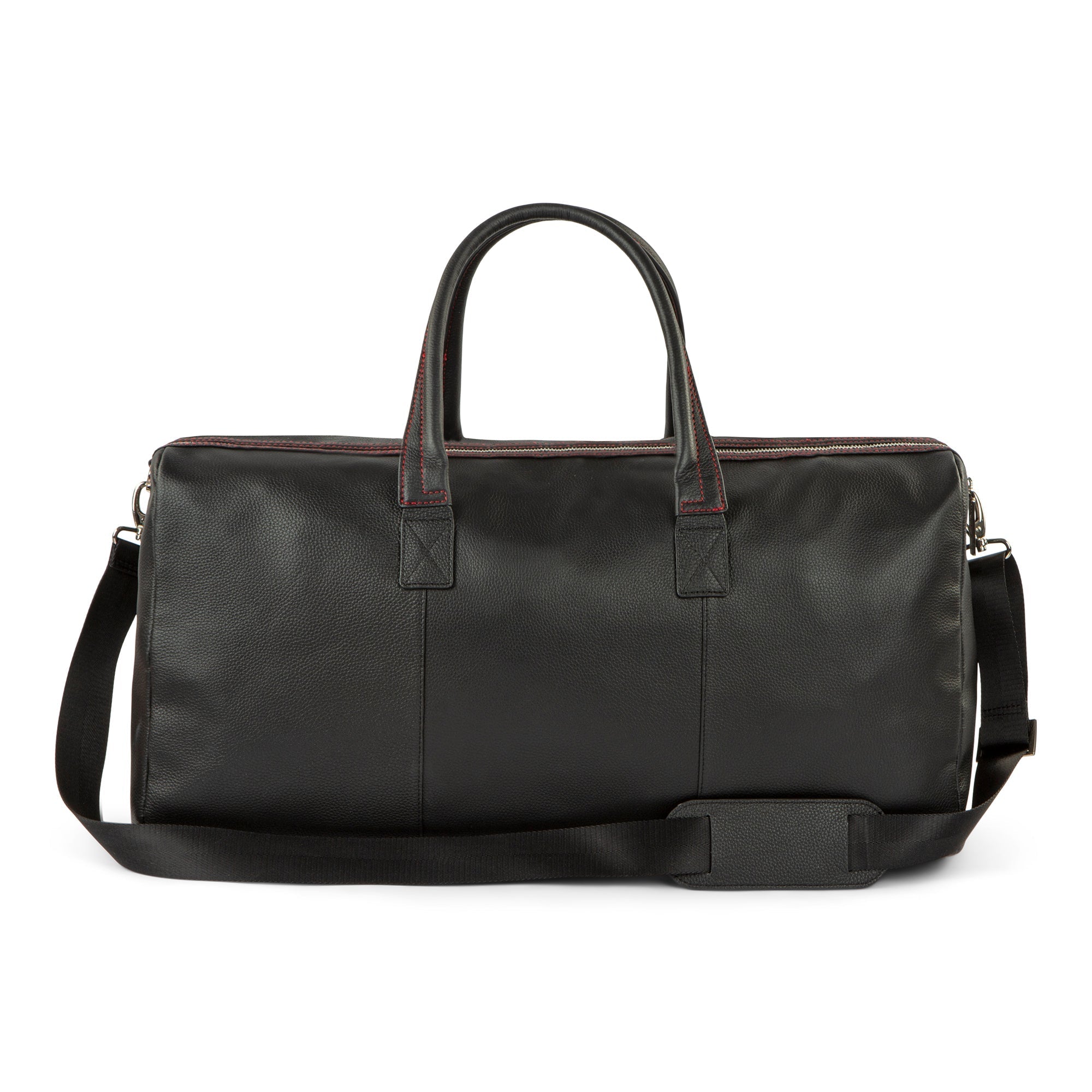 CLASSIC LOGO PREMIUM PEBBLED LEATHER DUFFLE BAG - IMG 5