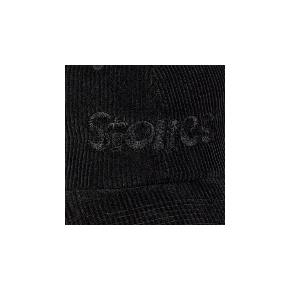 Paint It Black Stones Corduroy Cap Detail