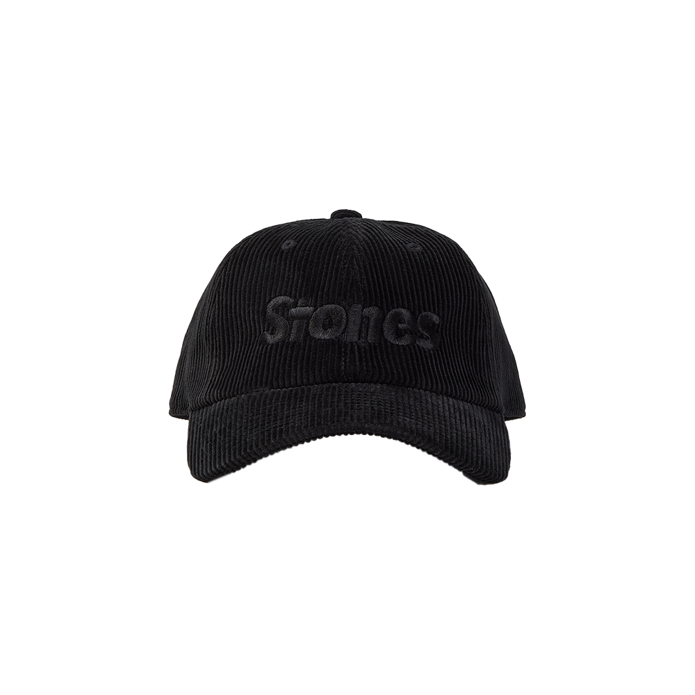 Paint It Black Stones Corduroy Cap Front