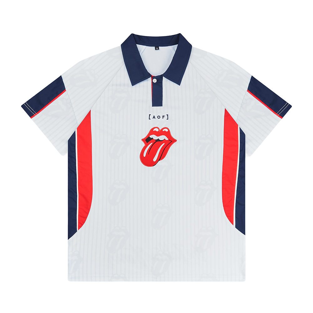 AOF Records x The Rolling Stones Football Jersey - The Rolling Stones