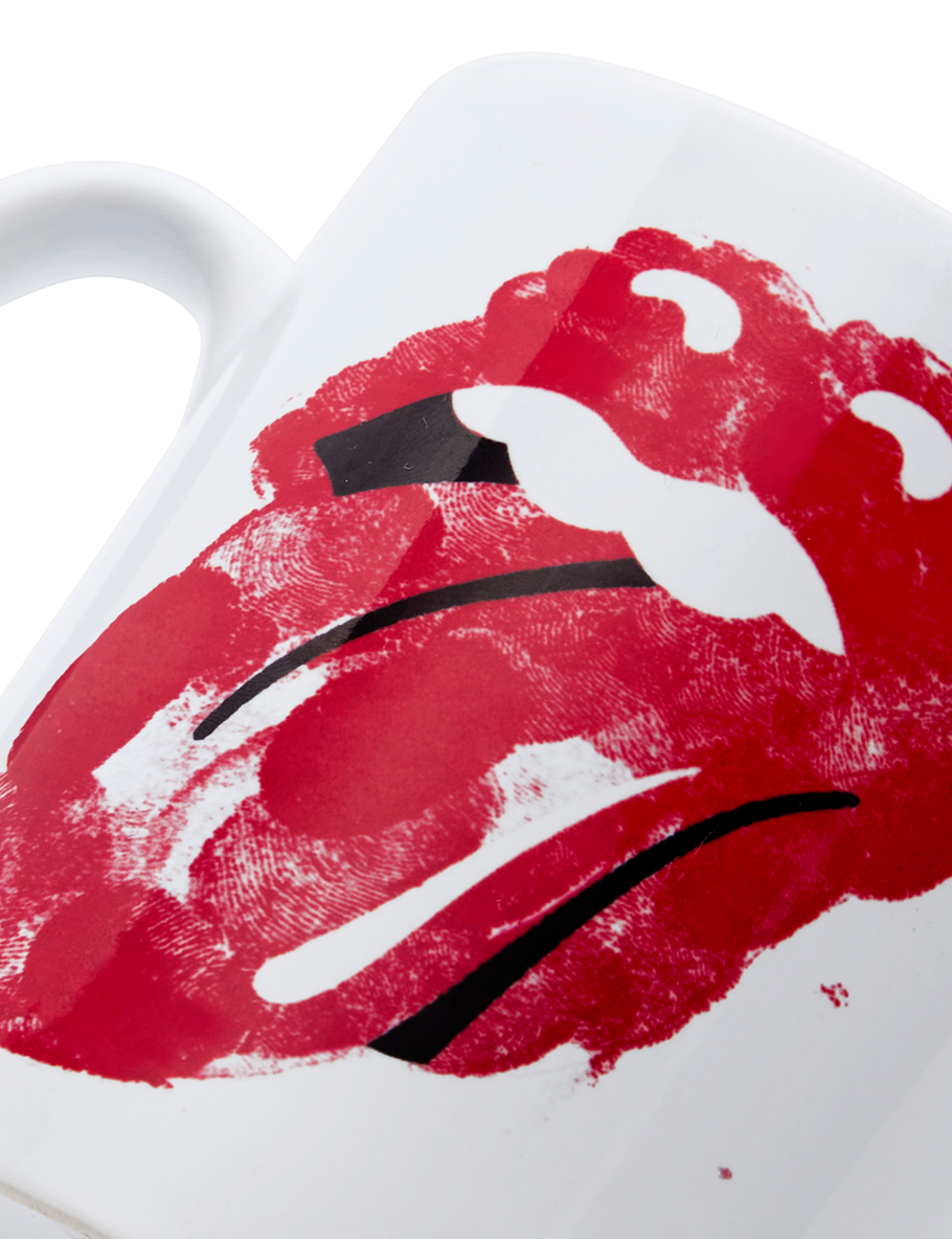 RS No. 9 x KidSuper Fingerprint Tongue Mug Detail Front