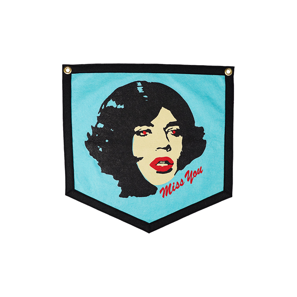 Mick Jagger Miss You Camp Flag