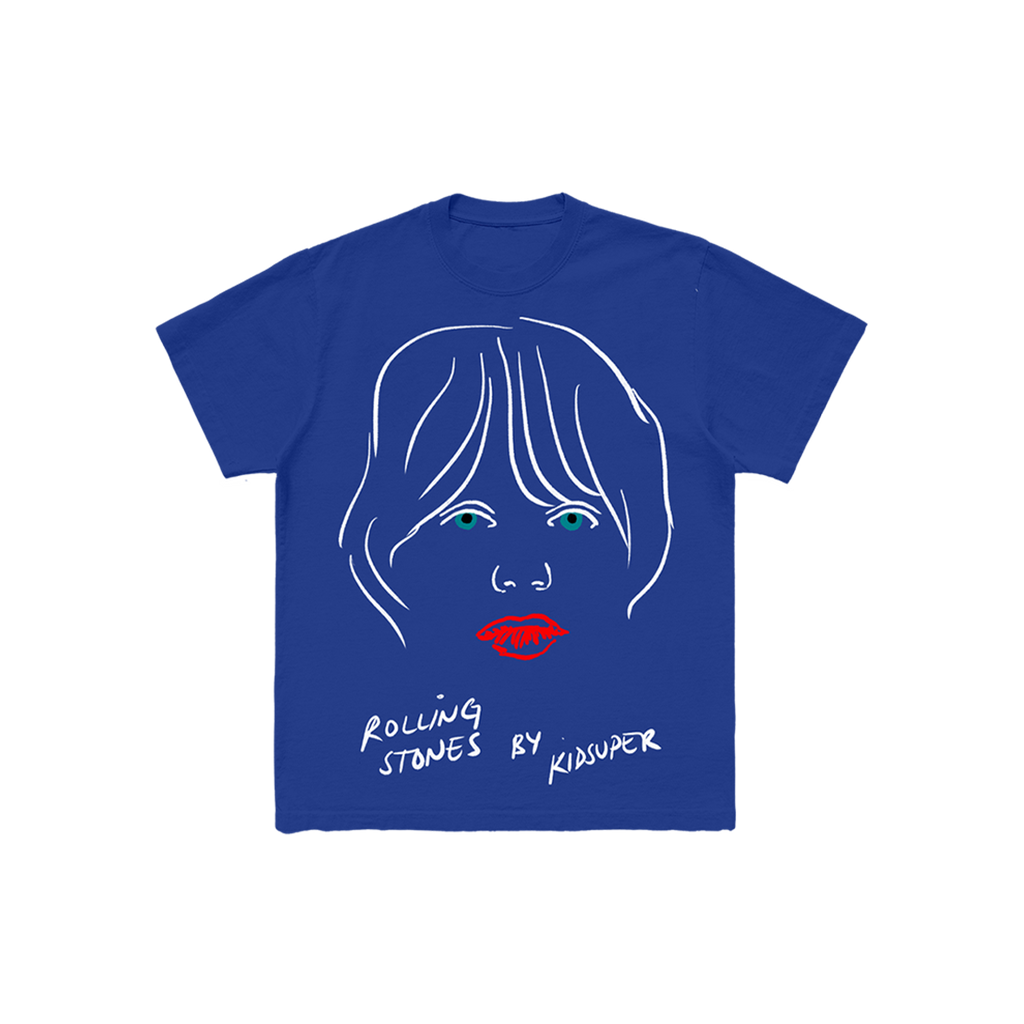 RS No. 9 x KidSuper Mick Sketch Blue T-Shirt (US Exclusive)