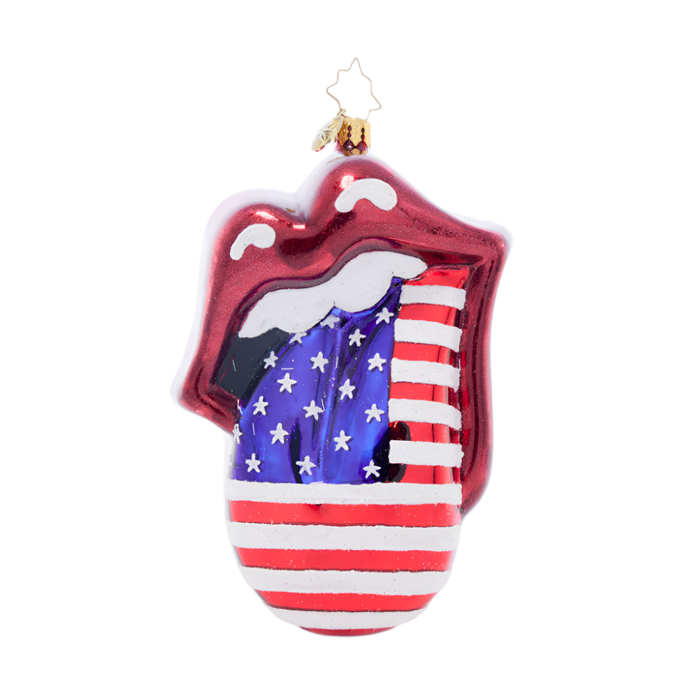 Rolling Stones Tongue In Stars and Stripes Front