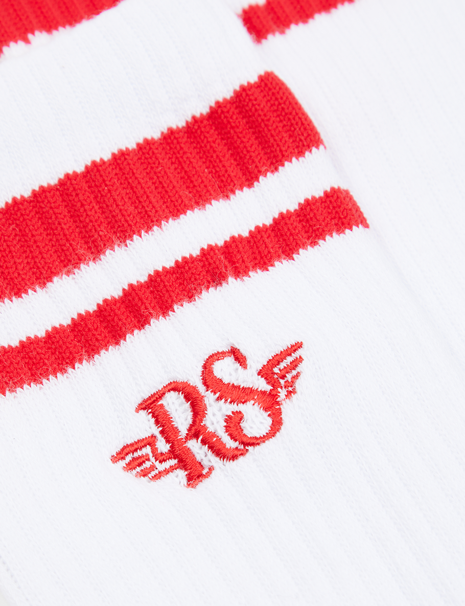 Classic Retro Tongue Athletic Socks Detail