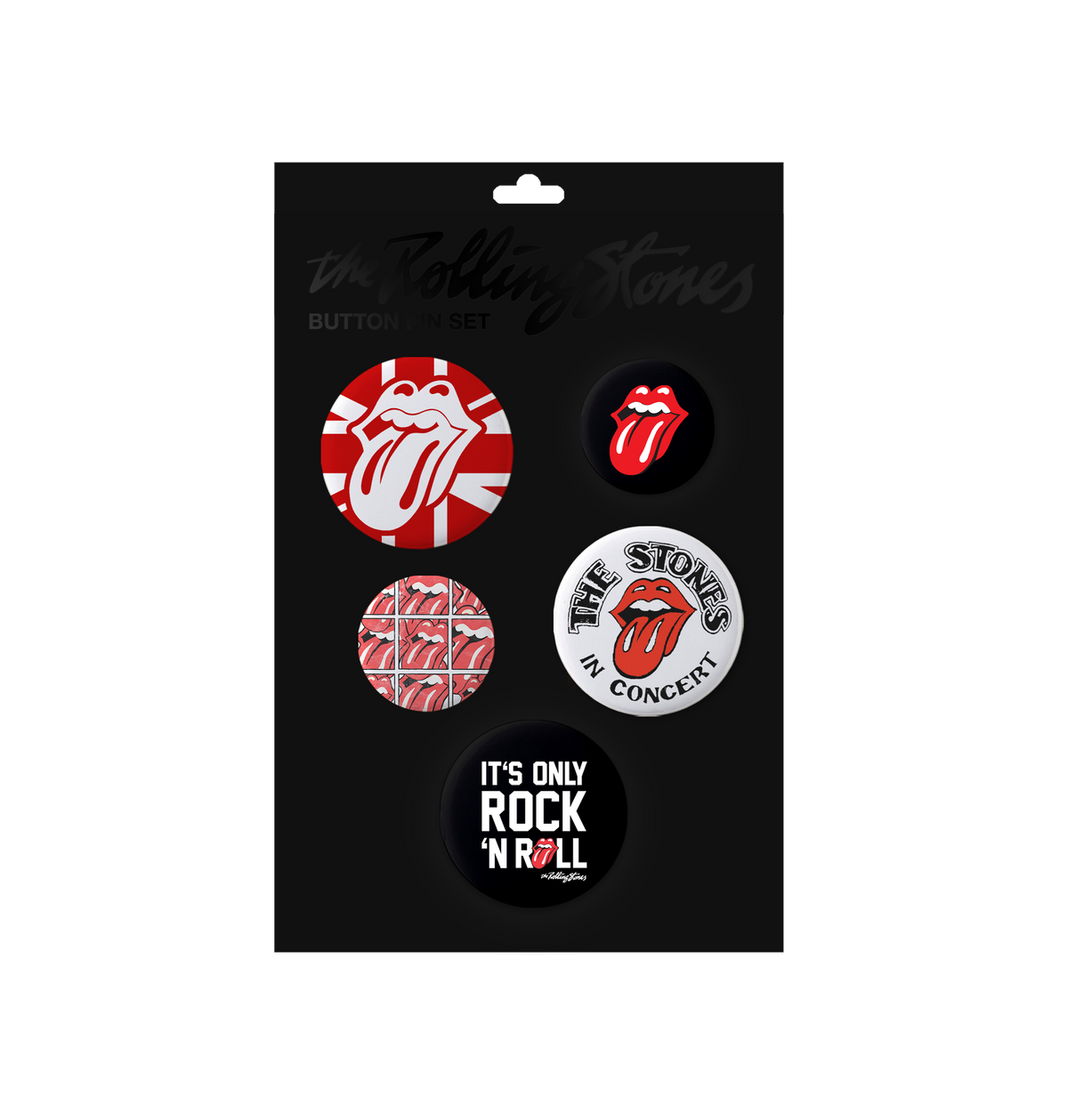 Stones Pin Badge Set