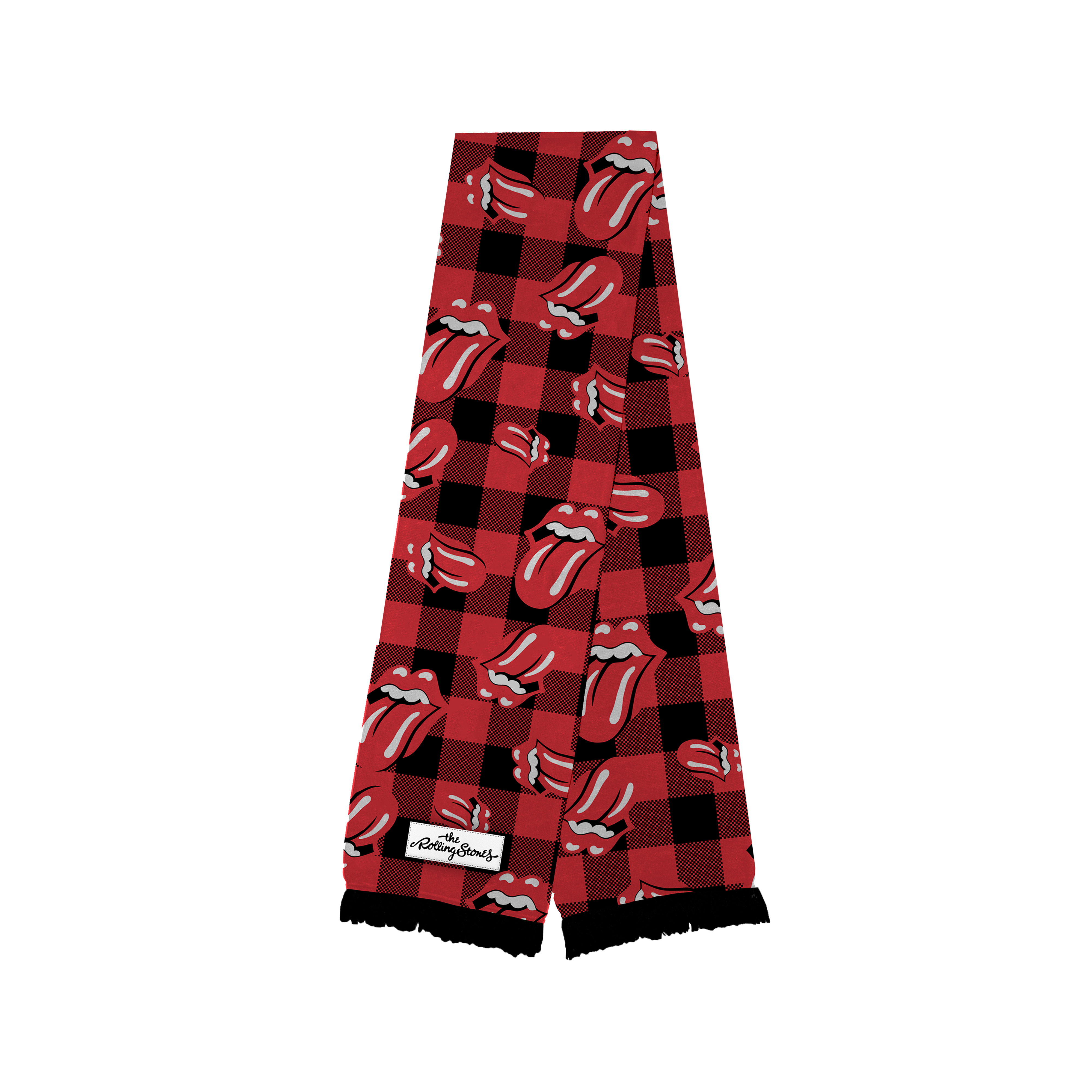 RS Tongue Plaid Winter Scarf
