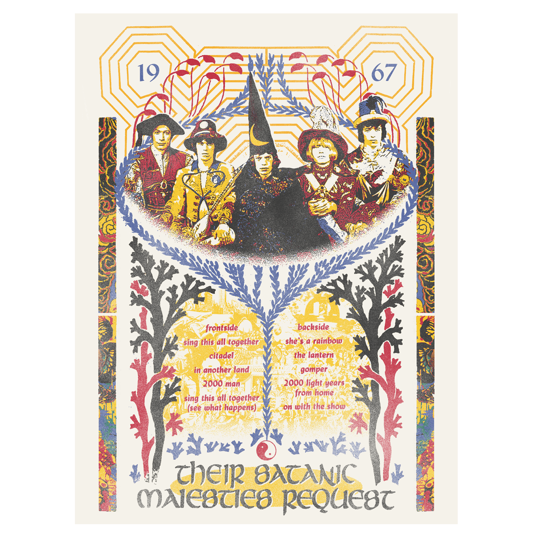 Their Satanic Majesties Request Silk Screen Print