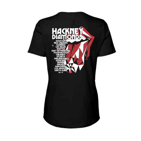 Hackney Diamonds US Tour Dateback Women's T-Shirt Back