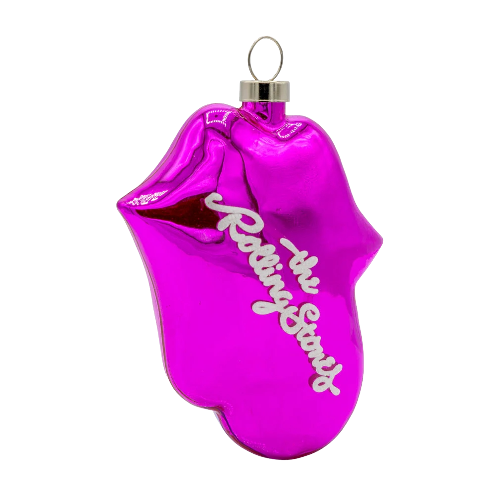 The Rolling Stones x Kat + Annie Pink Tongue Ornament 4