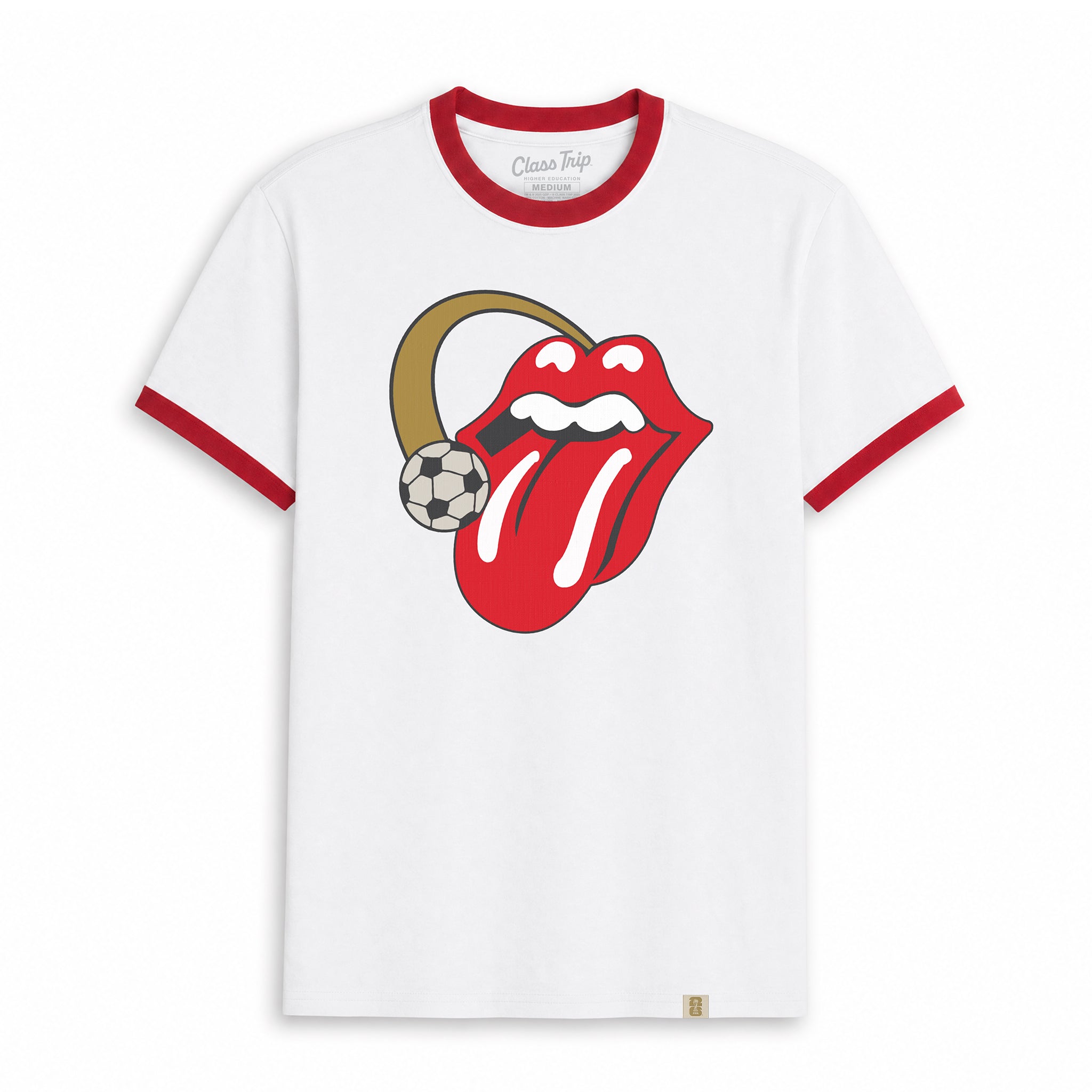 Rolling Stones x FIFA World Cup 2026 Halo Lick Ringer T-Shirt Back