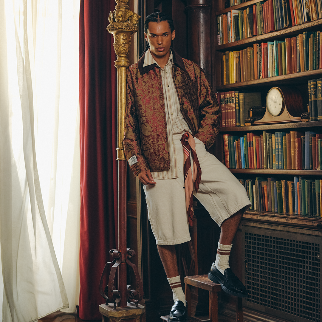 Licks Corduroy Collar Jacket Model