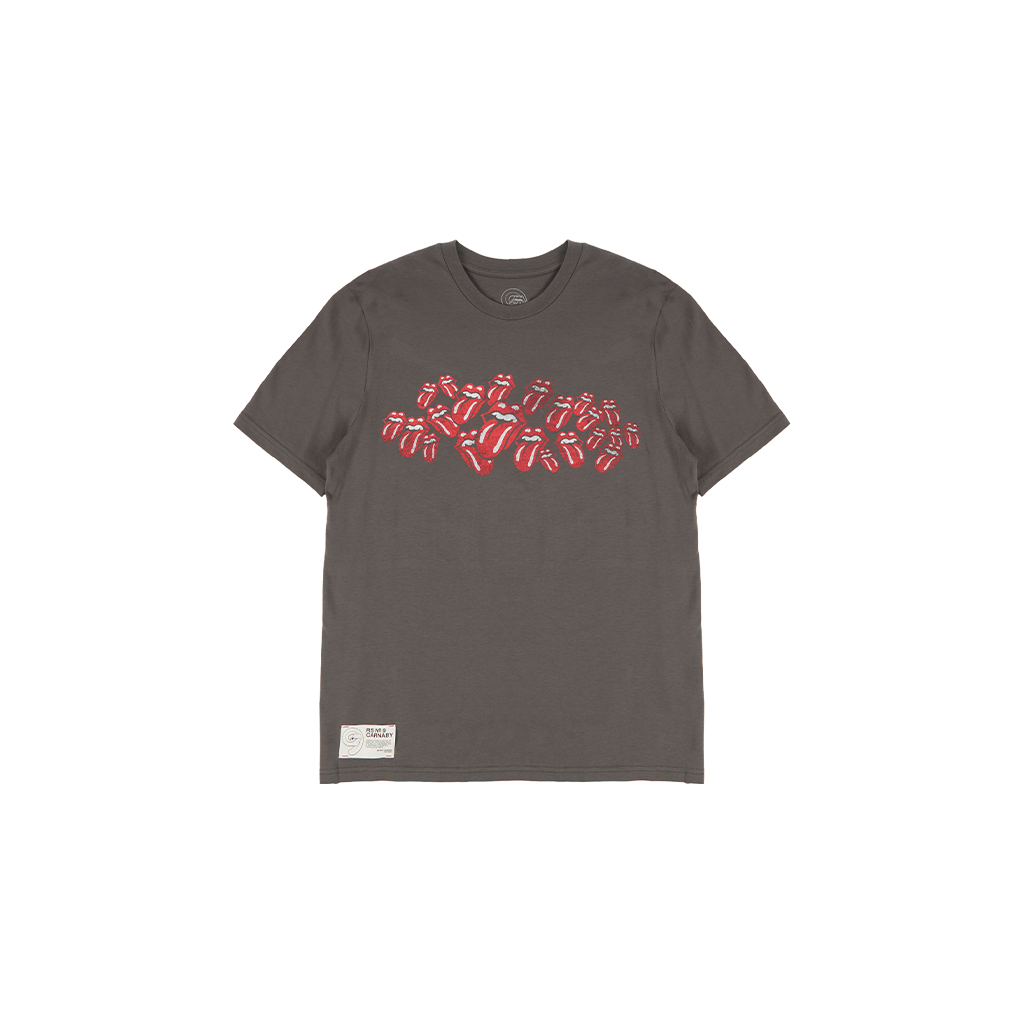 Rolling Stones Scattered Licks Printed T-Shirt