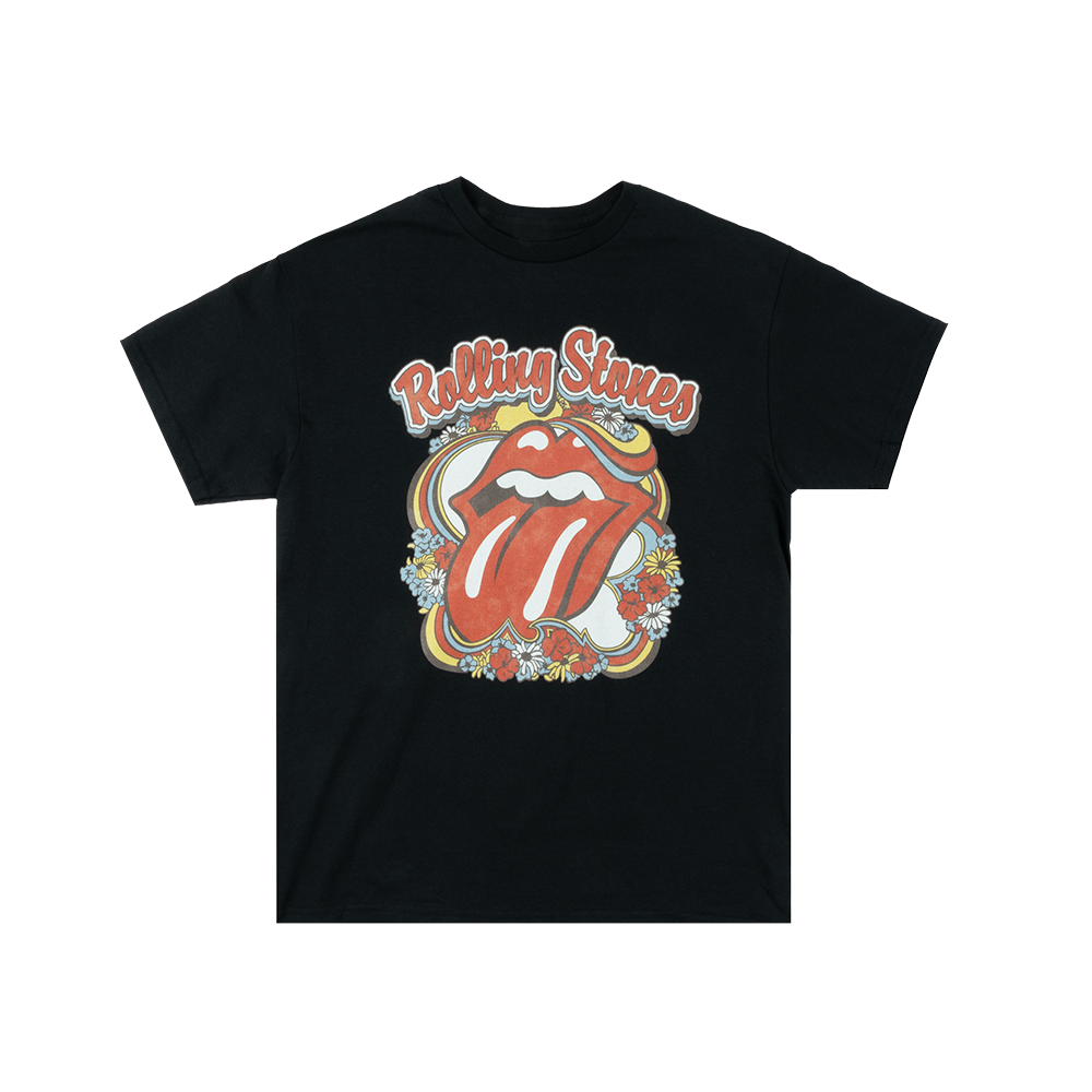 Flowers Tongue Unisex T-Shirt – The Rolling Stones