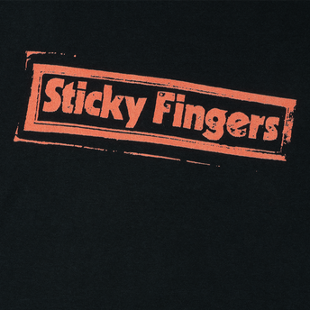 Sticky Fingers Album Title Unisex T-Shirt Detail