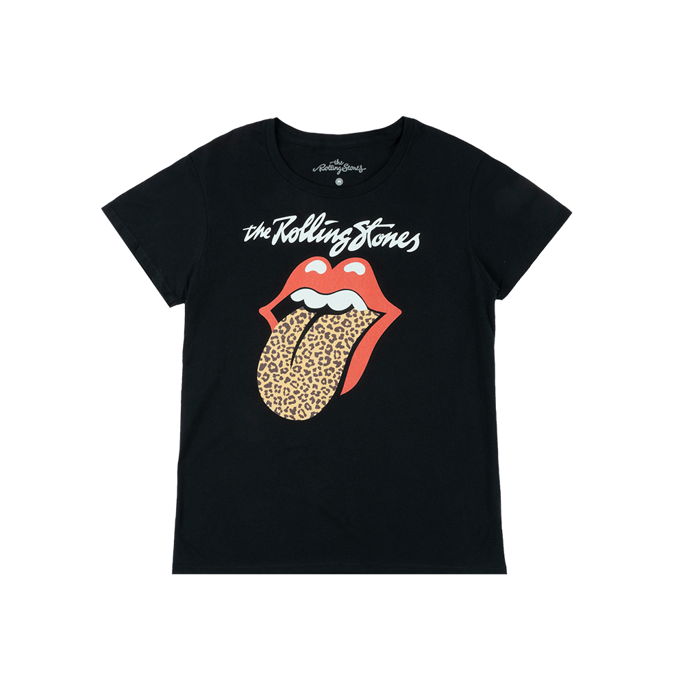Leopard Tongue Women s T Shirt The Rolling Stones