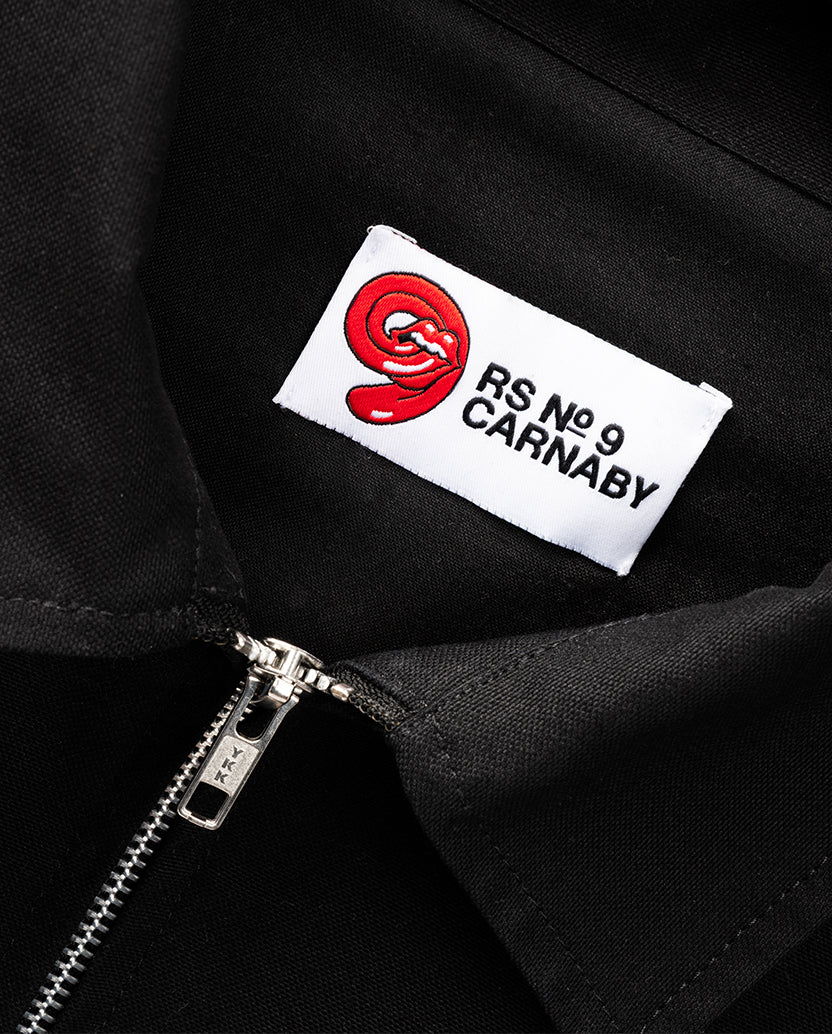 Carnaby Canvas Patch Jacket Tag Detail