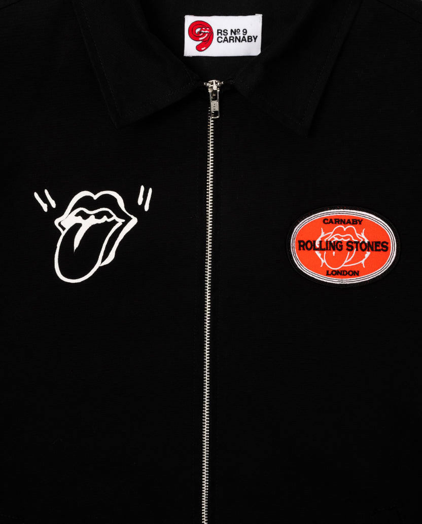 Carnaby Canvas Patch Jacket Front Detail