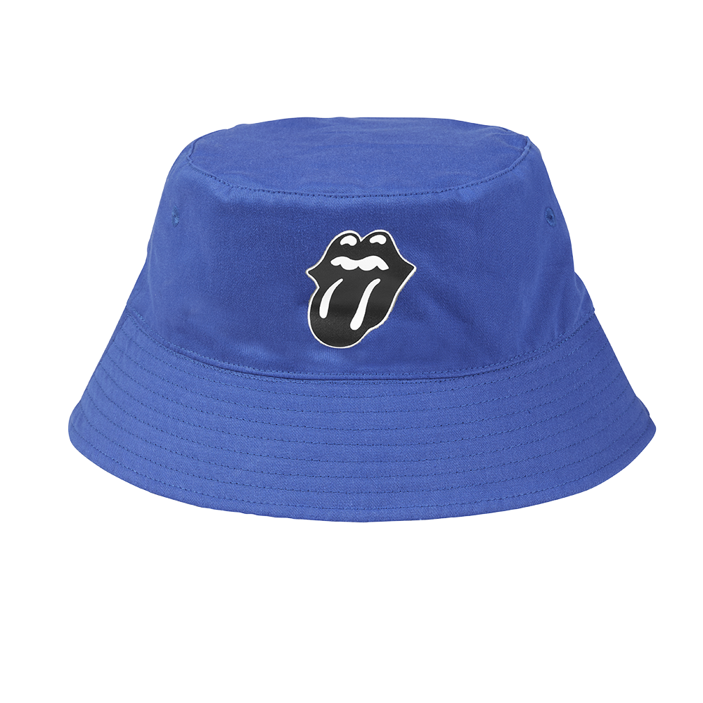 Black and Blue Reversible Bucket Hat Blue