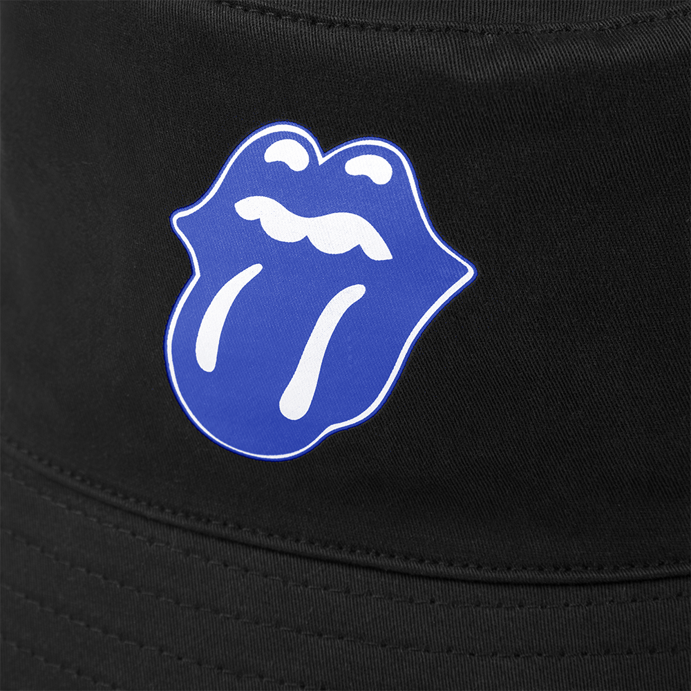 Black and Blue Reversible Bucket Hat
