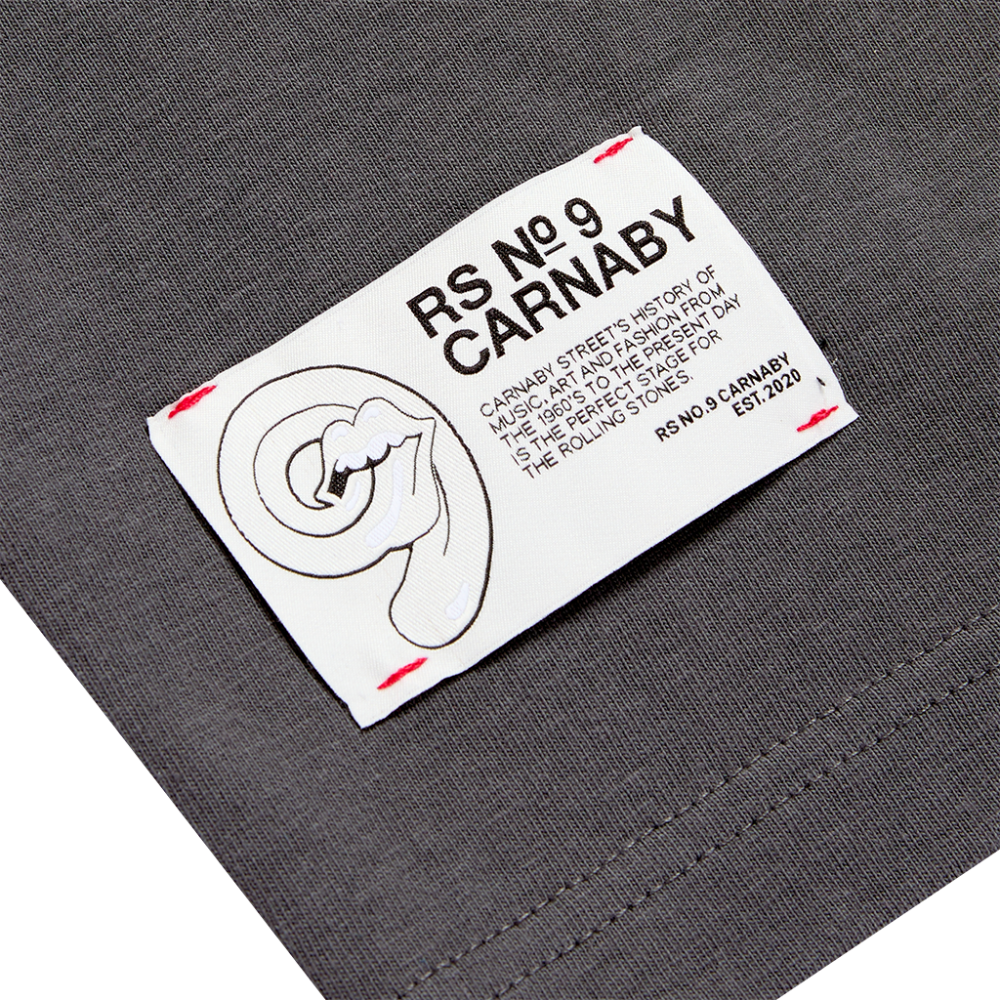 Classic Stones Charcoal Photo T-Shirt - Detail