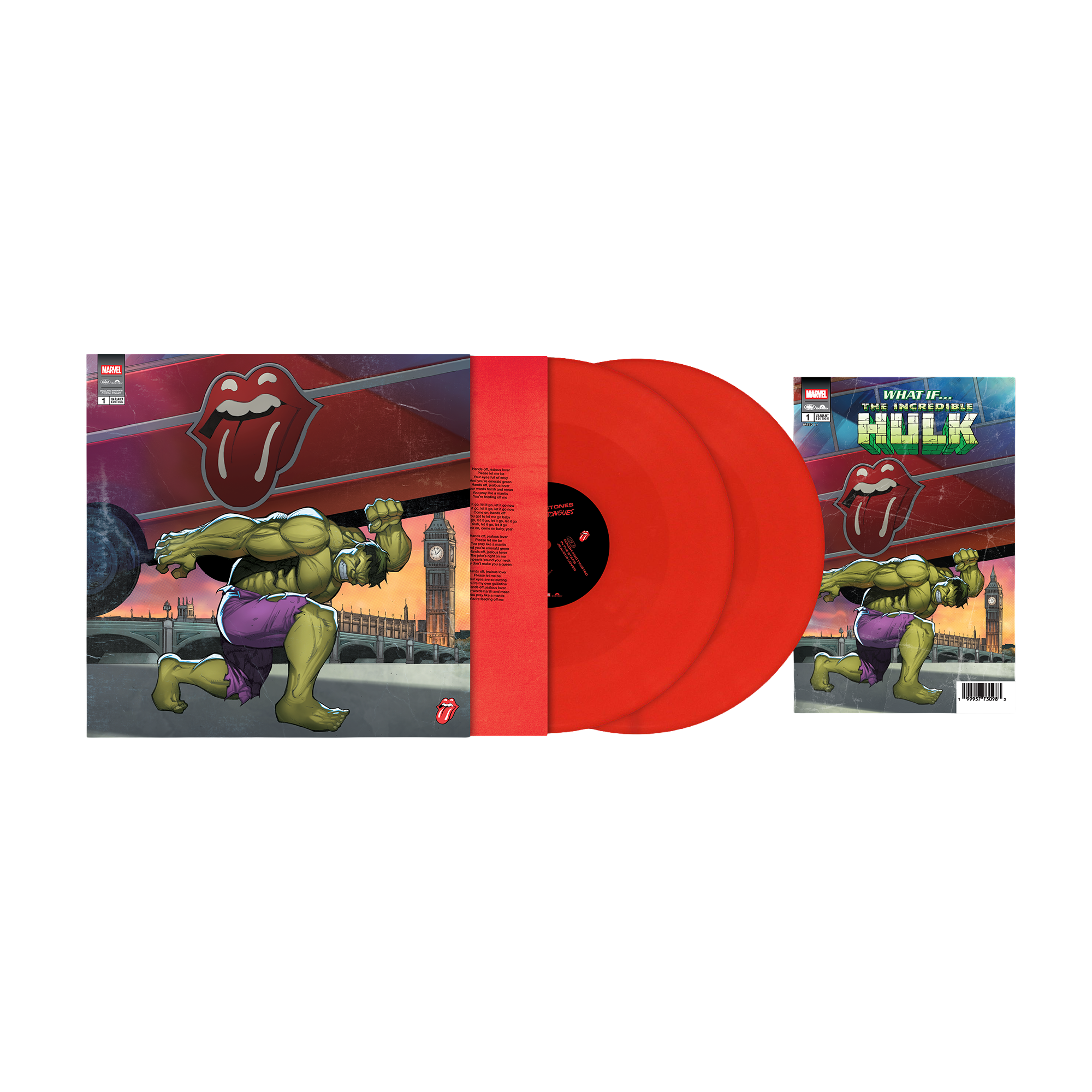 Foreign Tongues Marvel 2 Vinyl / HULK 1