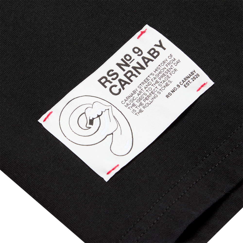 RS No. 9 London Graphic Black T-Shirt - Detail