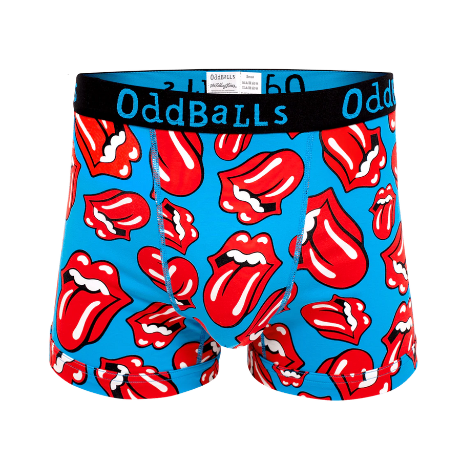 The Rolling Stones - Red - Mens Boxer Shorts