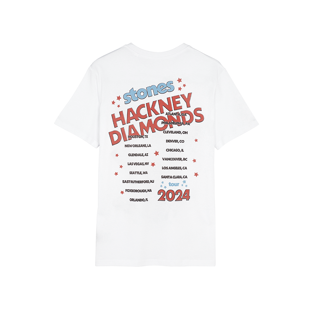 RS No. 9 x 24 Carat Stones Tour T-Shirt - The Rolling Stones