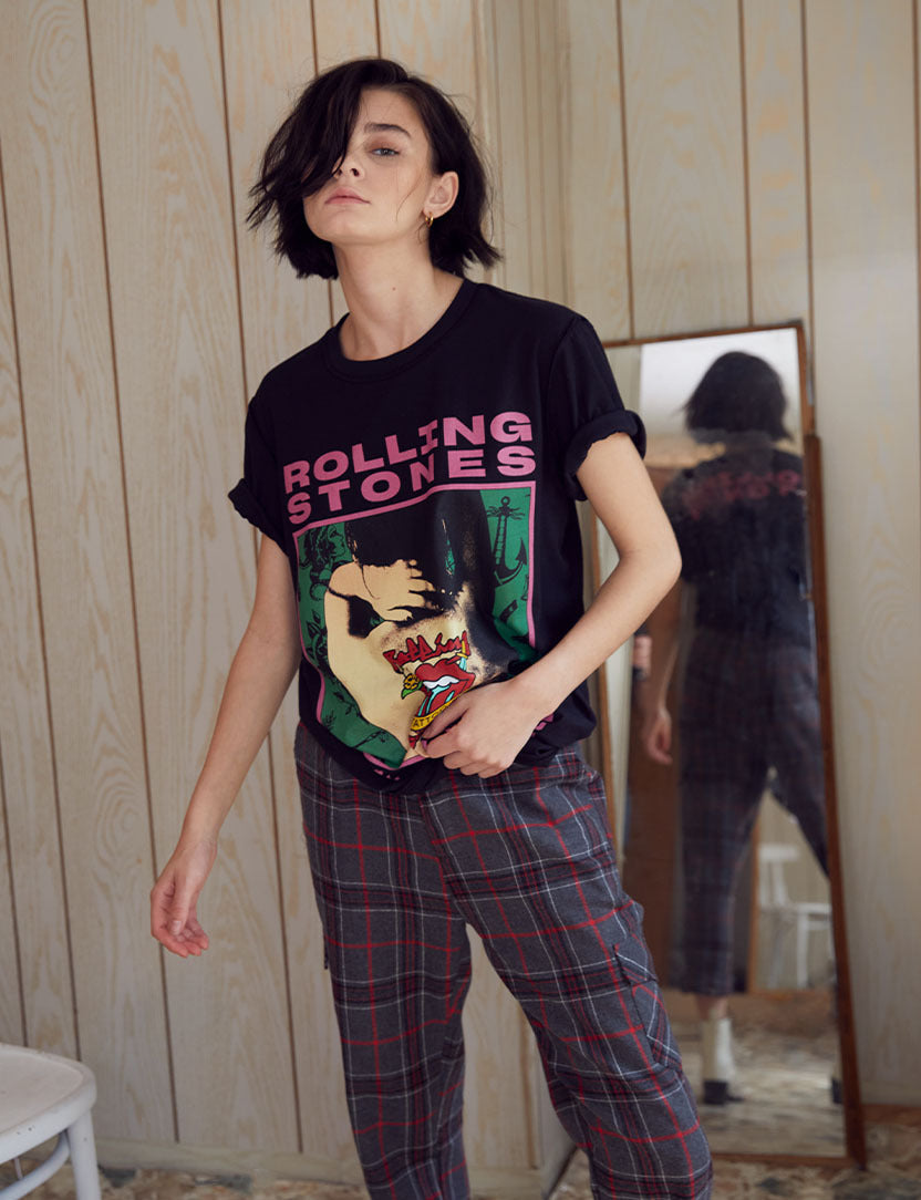 Tattoo You '81 Washed Tour T-Shirt Model Shot 1
