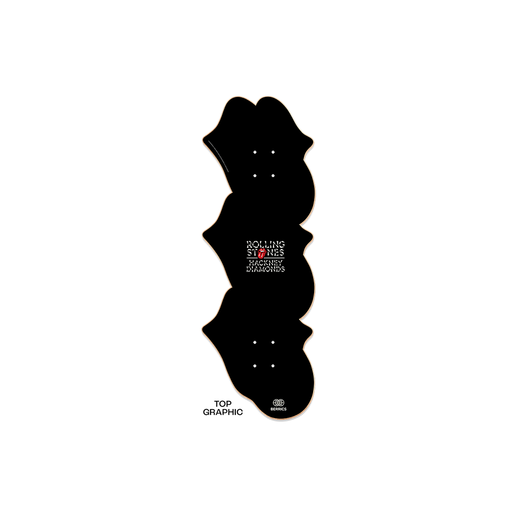 Limited Edition Rolling Stones Hackney Diamonds Skateboard Deck Blind Bag Back