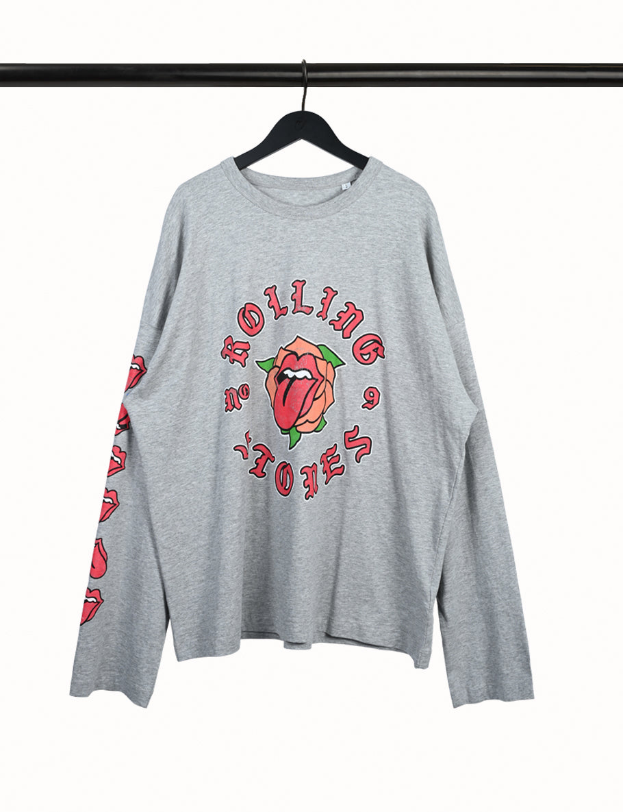 FLOWER TONGUE LONGSLEEVE T-SHIRT