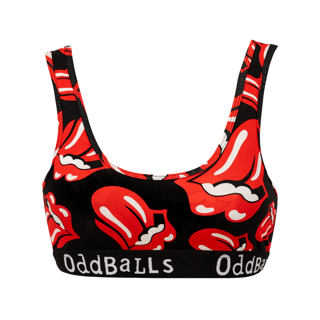 Rolling Stones Tongue - Ladies Bralette
