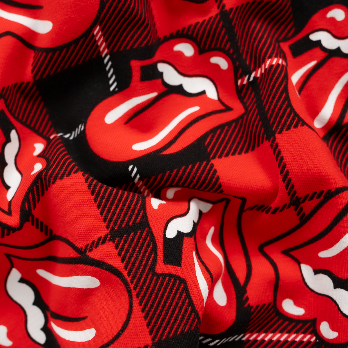 The Rolling Stones x OddBalls Tartan Bamboo Mens Boxer Shorts 4