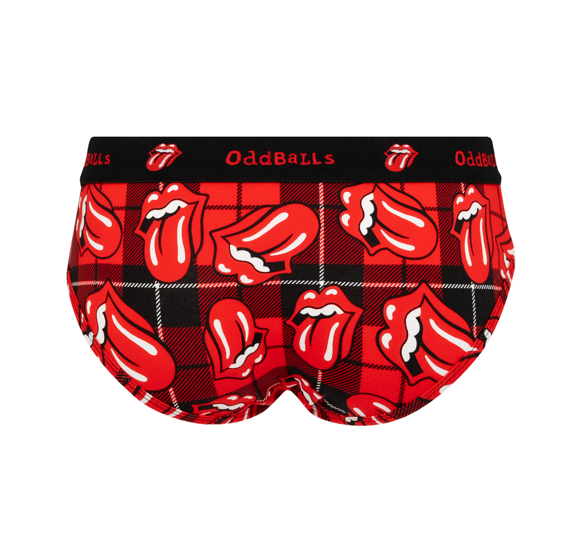 The Rolling Stones x OddBalls Tartan Ladies Briefs 2