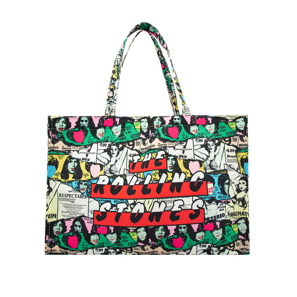 Some Girls Cartoon Collage Tote Back