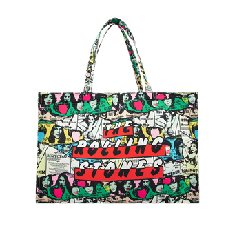 Some Girls Cartoon Collage Tote Back