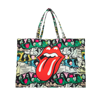Some Girls Cartoon Collage Tote Front