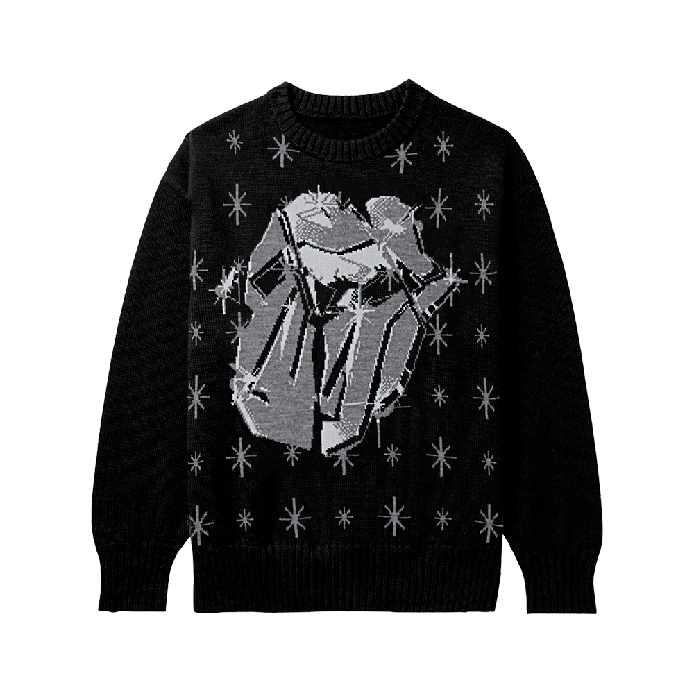 Shattered Icy Tongue Knit Sweater