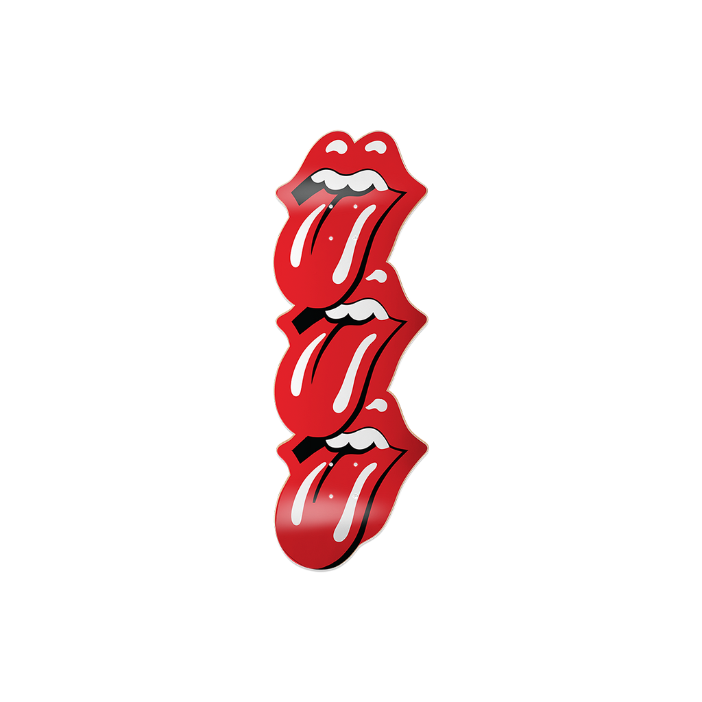 Limited Edition Rolling Stones Hackney Diamonds Skateboard Deck Blind Bag Red