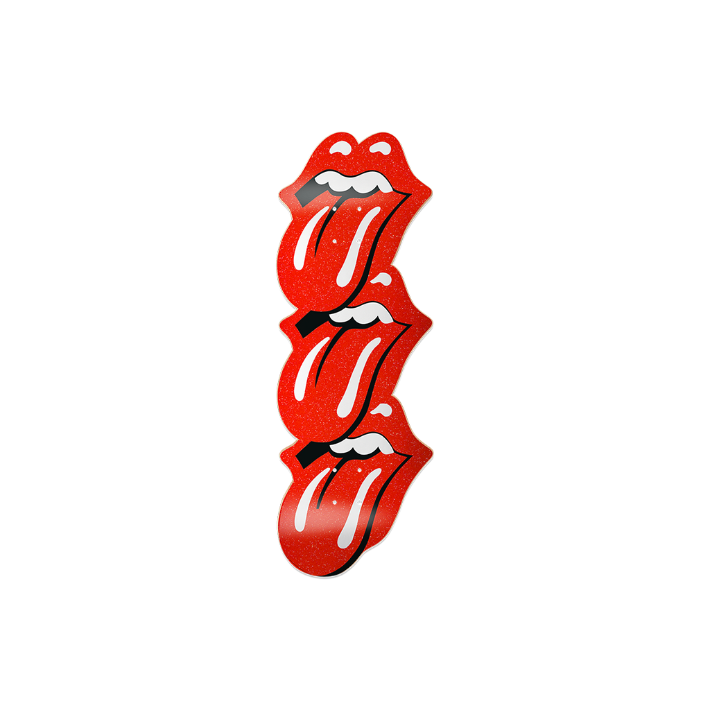 Limited Edition Rolling Stones Hackney Diamonds Skateboard Deck Blind Bag Red Sparkles