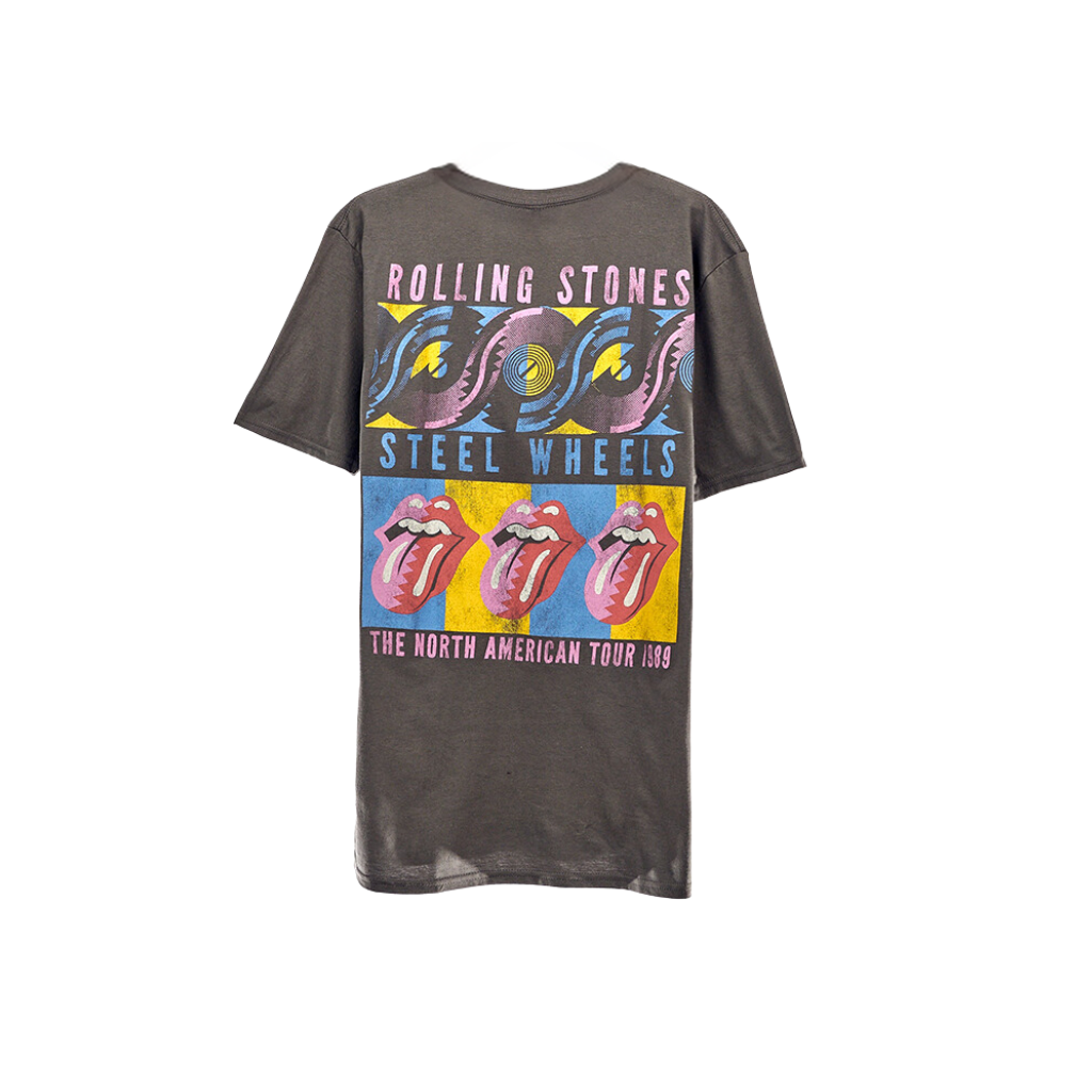 Steel Wheels North American Tour 1989 T-Shirt - The Rolling Stones Steel Wheels North American Tour 1989 T-Shirt - The Rolling Stones